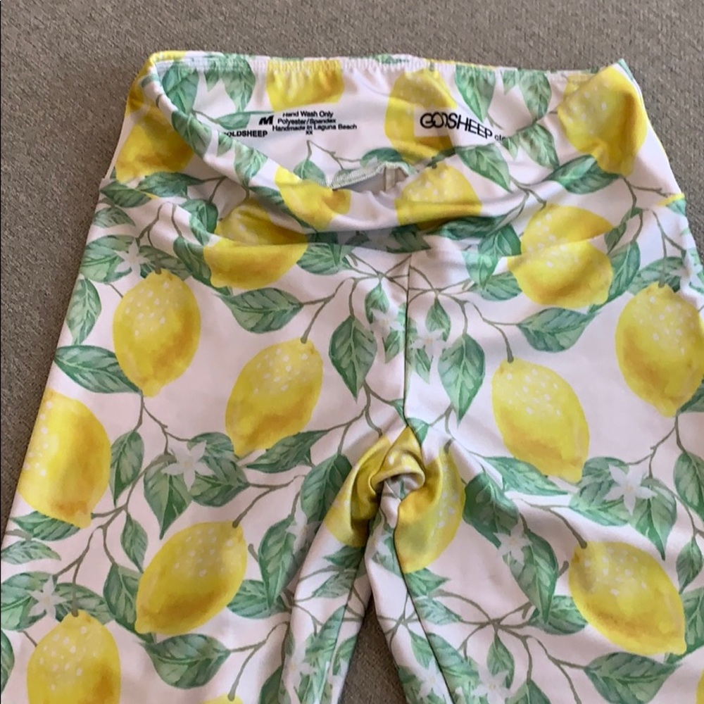 Goldsheep full length Lemon leggings- M